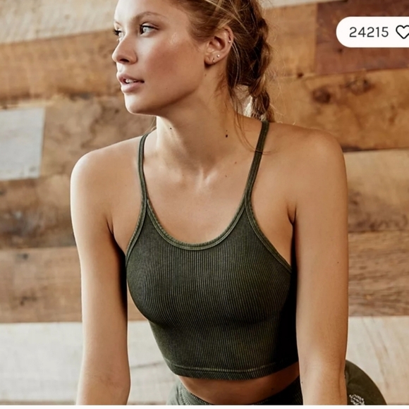 FP Movement by Free People Tops - New without tags free people green runs crop top sizes xs/s & M/L